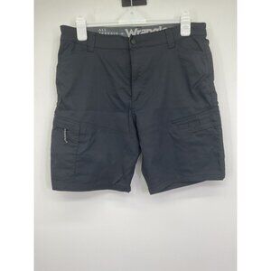 Wrangler All Terrain Gear Mens Shorts Size 34 Nylon/Spandex Black